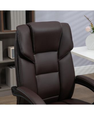 Vibration Massage Office Chair with Lumbar Heat, Footrest,