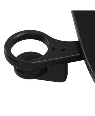 Outdoor HDPE Patio Chaise Lounges With Wheels & Cup Holder (Set of 2)