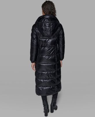 Women's Hooded Snap-Front Puffer Coat