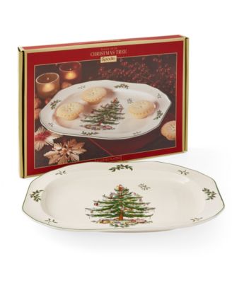 Christmas Tree Oval Platter