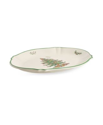 Christmas Tree Oval Platter