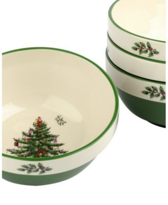 Christmas Tree Stacking Bowls, Set of 4