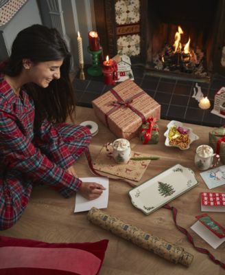 Christmas Tree Annual 5-Piece Mug &amp; Tin Coaster Set