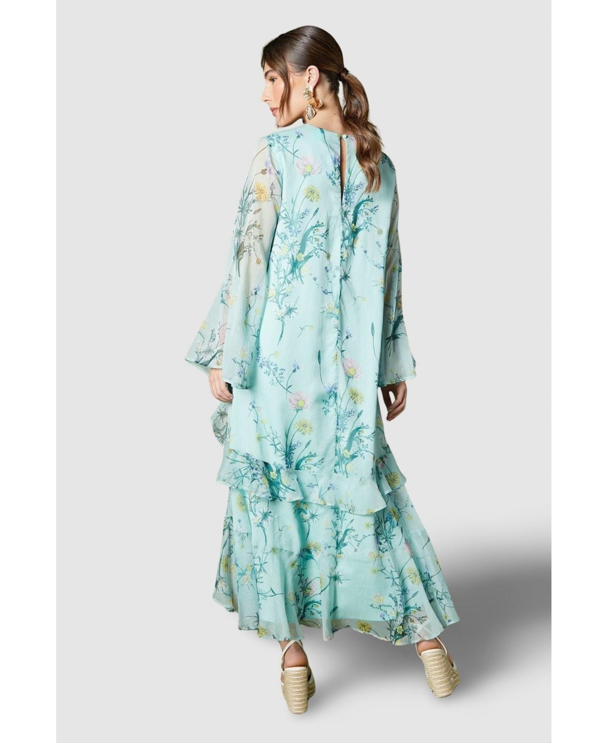 Coast Women's Volume Frill Maxi Dress