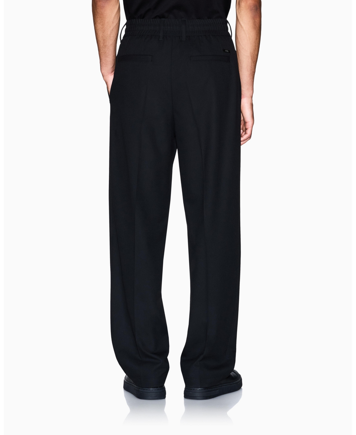 A|X Armani Exchange Men's Night Lab Stretch Wool Blend Pants