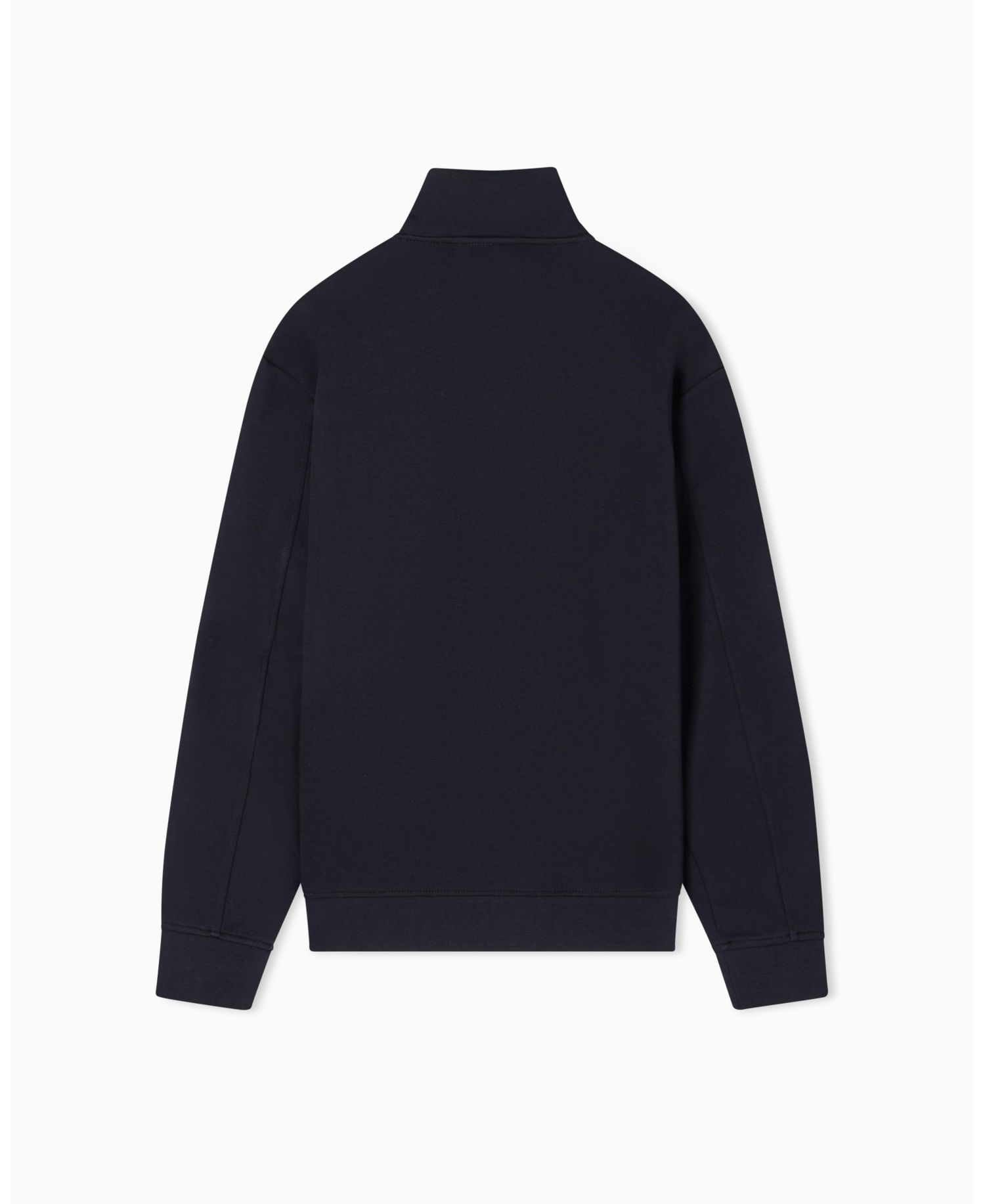 Men's Grosgrain Logo Fleece Quarter Zip Sweatshirt