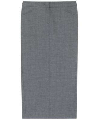 Women's M&eacute;lange Virgin Wool Pencil Skirts
