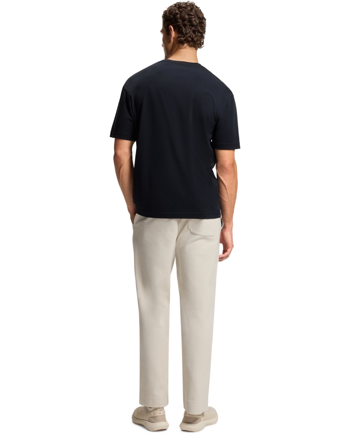 Boss by Hugo Men's Tennis Artwork Pima-Cotton T-Shirt