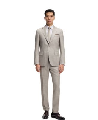 Men's Italian-Made Structured Cotton Slim-Fit Dress Shirt