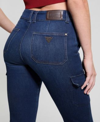 Women's Cargo Mini Bootcut Jeans