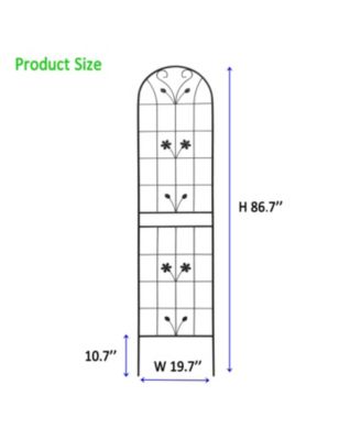 Streamdale 4-Pack Metal Garden Trellis