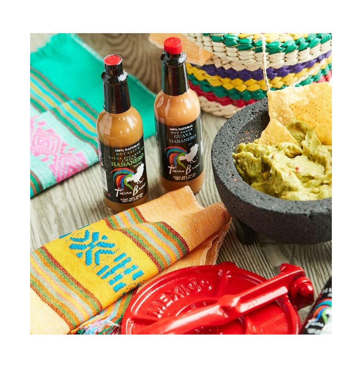 Trio of Hot Sauces with Servilleta