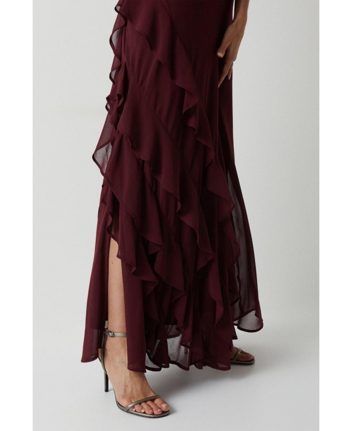 Coast Women's Honoured Ruffle Georgette Maxi Dress