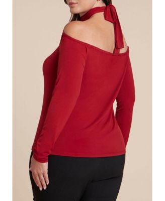 Women's Cross Front Cut Out Top