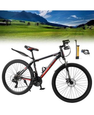 27.5-Inch 27-Speed Mountain Bike for Adults with Dual Disc Brakes & Suspension Fork for Modern Adventure
