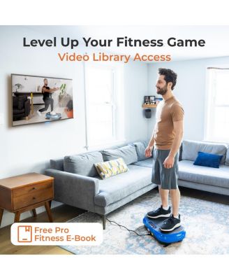 Waver Mini Vibration Plate Exercise Machine for Lymphatic Drainage – Compact Whole Body Vibrating Platform for Muscle Toning