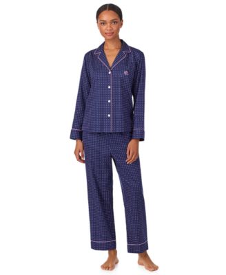 Petite Long-Sleeve Top and Pajama Pants, 2-Piece Set