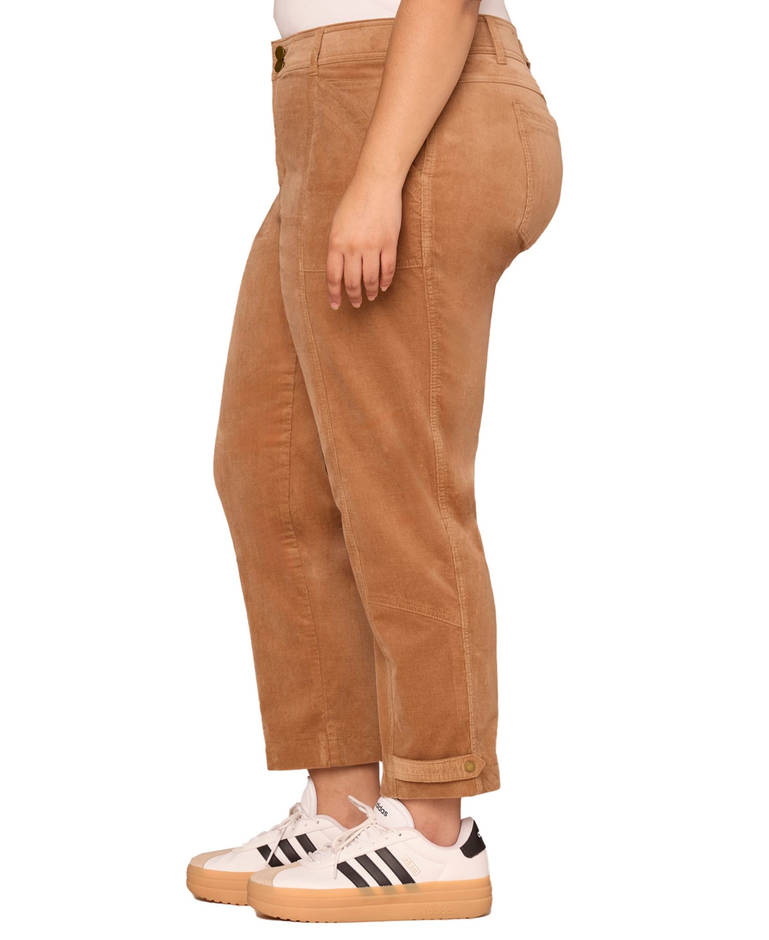 Plus Size High-Rise Tapered Jeans