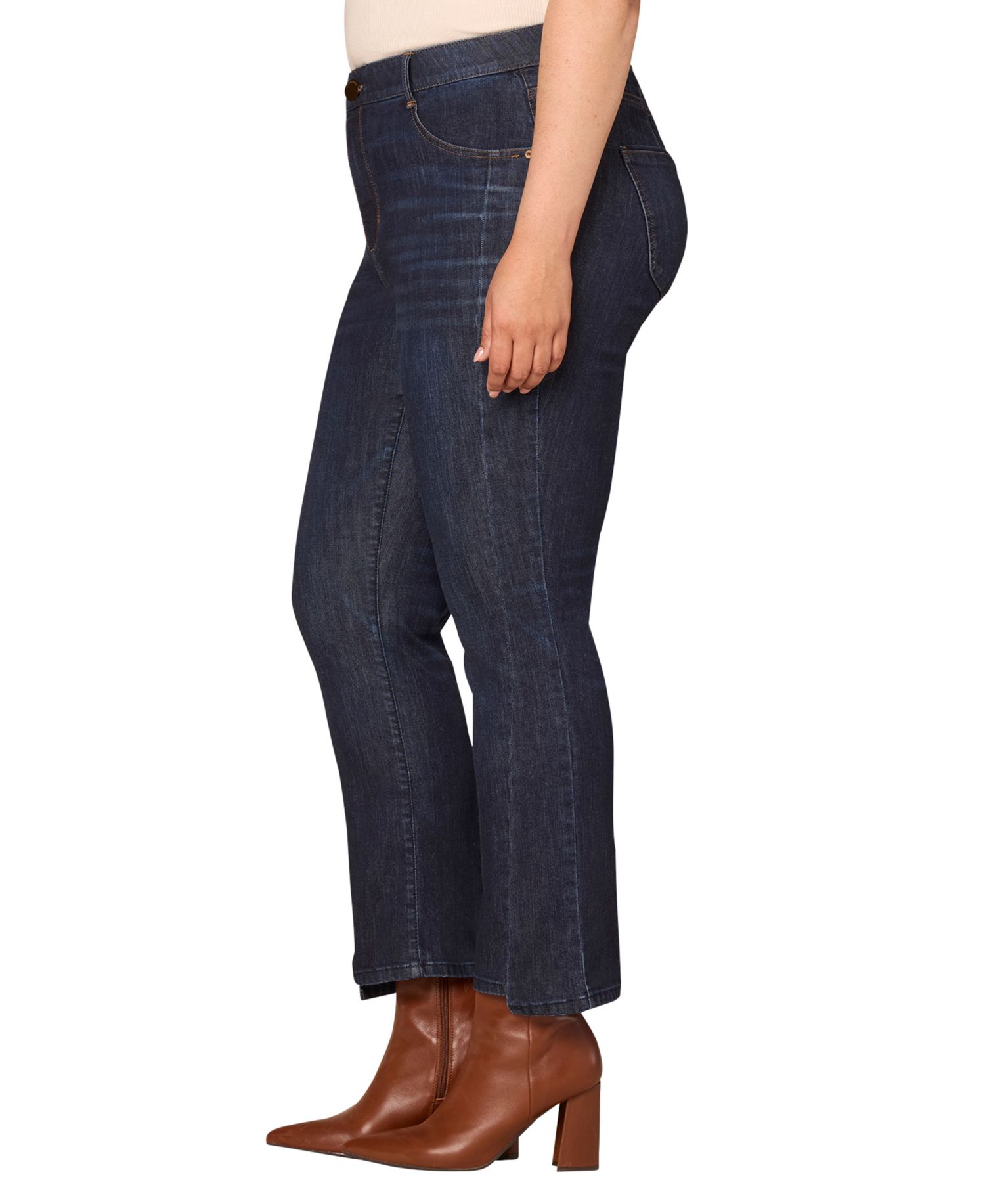 Plus Size Sky Rise Boot Jeans