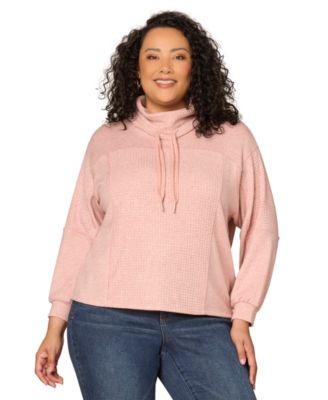 Plus Size Cowl Neck Top