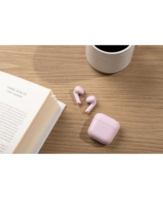 ACCENTUM Open Wireless Earbuds - Open Design, Dynamic Sound and Bluetooth 5.3, IPX4 Splash Resistance, 28-Hour Battery Life - Blush Pink