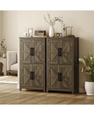 Bathroom Floor Cabinet, Farmhouse Bathroom Cabinet with Doors,
