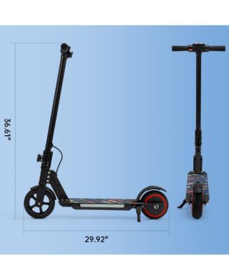 6.5-Inch Foldable Kids Electric Scooter for Fun Rides, Up to 5 Miles, 150W Motor & Deck Lights