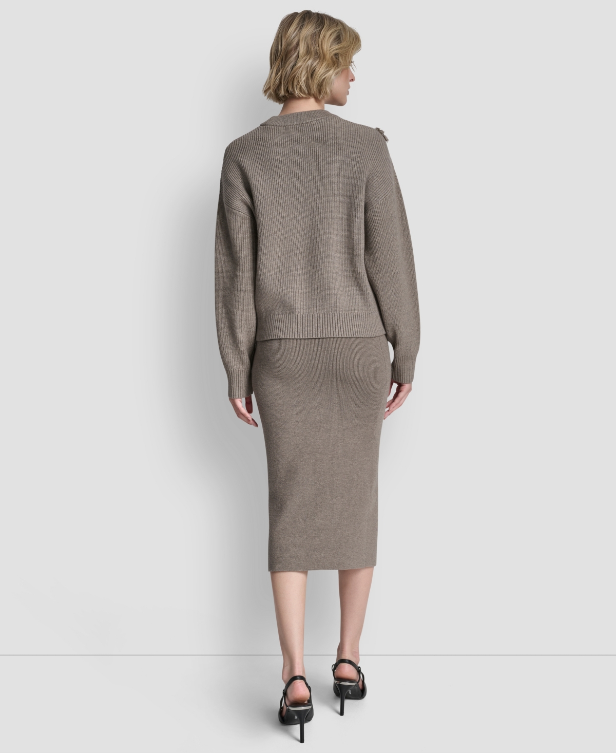 Dkny Women's Long-Sleeve Fringe Sweater