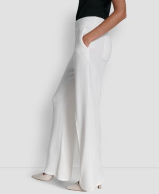 Women's Knit Pull-On Wide-Leg Pants