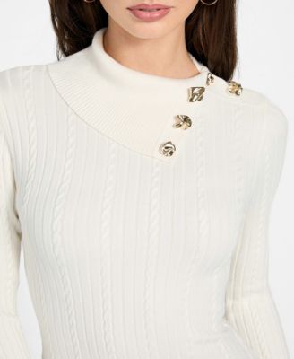 Women's Long-Sleeve Priscilla Cable Rib Dress