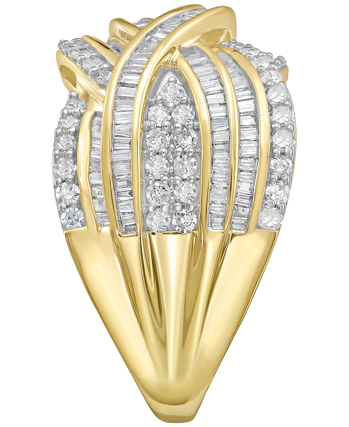 Macy's White Diamond Ring (1 ct. t.w.) in 10k White Gold