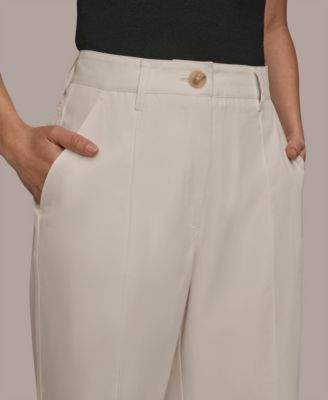 Women's High-Rise Pintuck Trousers