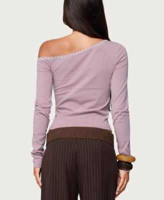 Women's Emmiline Lacey Off Shoulder Top