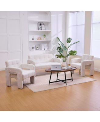  Nordic Modern Double Armchair Sofa for Living Room & Bedroom