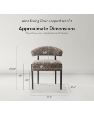 Anna Dining Chair - - Set of 2