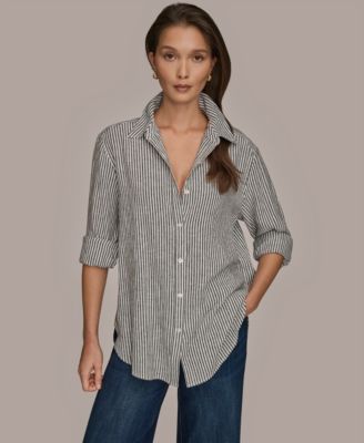 Women's Collared Button Front Shirt