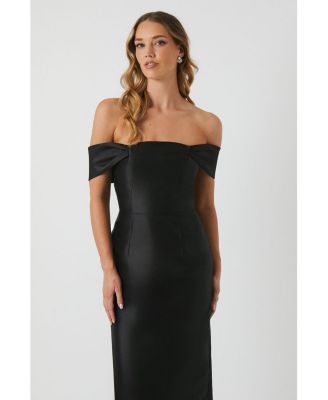 Women's Honoured Twill Bardot Maxi Dress
