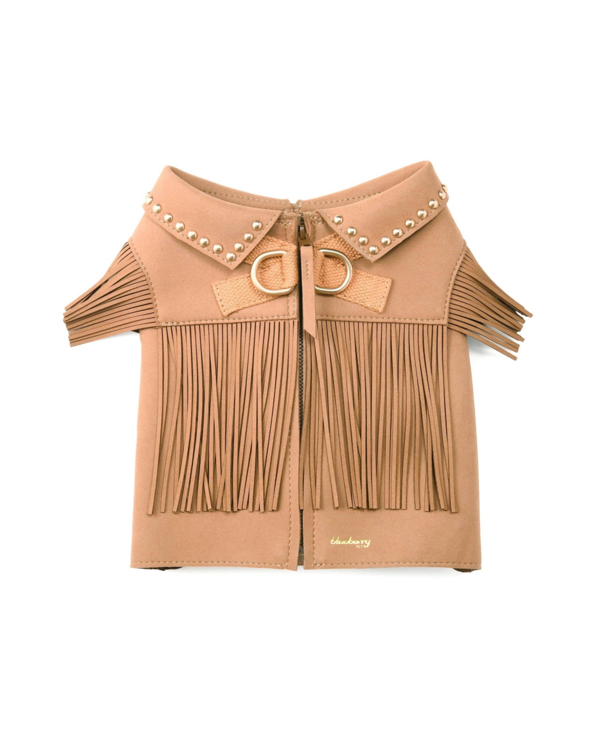 Blueberry Pet Silver-Powered Freshness Microfiber Leather Dog Harness Jacket