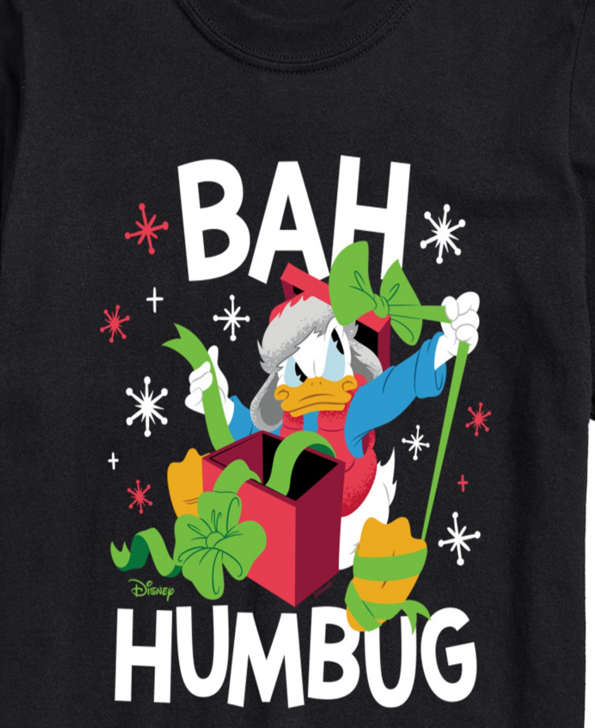Airwaves Men's Disney Donald Duck Bah Humbug Short-Sleeve Graphic T-Shirt