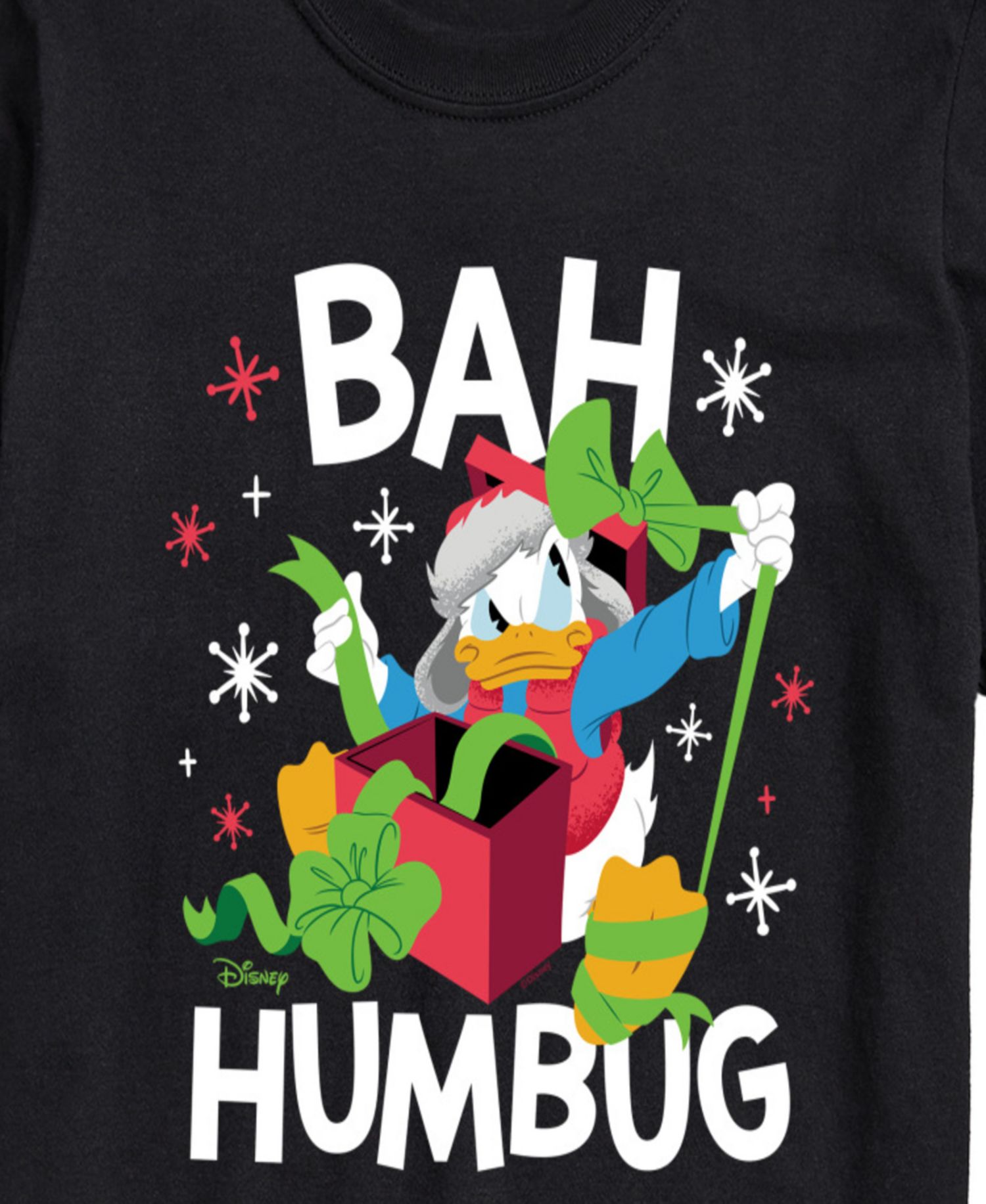 Men's Disney Donald Duck Bah Humbug Short-Sleeve Graphic T-Shirt