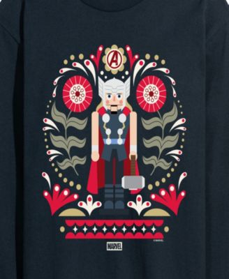 Men's Thor Nutcracker Graphic Long-Sleeve T-Shirt