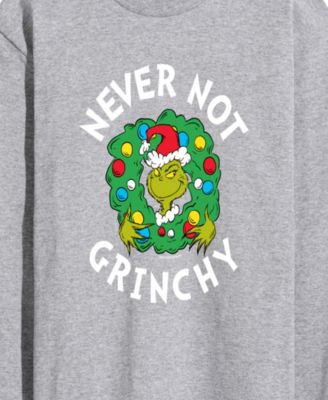 Men's The Grinch Never Not Grinchy Graphic Long-Sleeve T-Shirt
