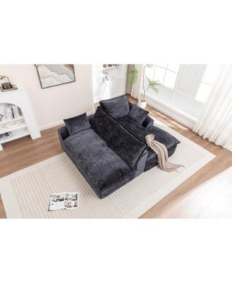 Streamdale 103" Cloud Sectional Couch with L-Shape Chaise, Modern Modular Sofa