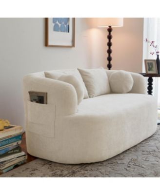 Streamdale Sofa-in-a-Box Memory Foam 2-Seater Couch, Beige