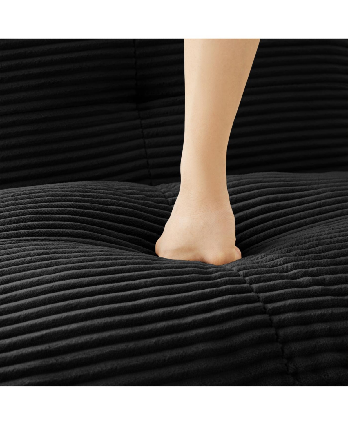 Streamdale Furniture Modern Modular Corduroy Sectional Sofa, 4-Seater Couch,