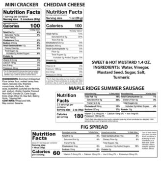 Brie Cheese Board with Gourmet Gift Pack, 5 Piece