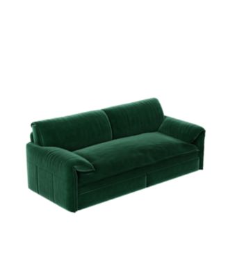 66" Queen Pull Out Sofa Bed with Storage, 3-in-1 Convertible Velvet Loveseat Sleeper