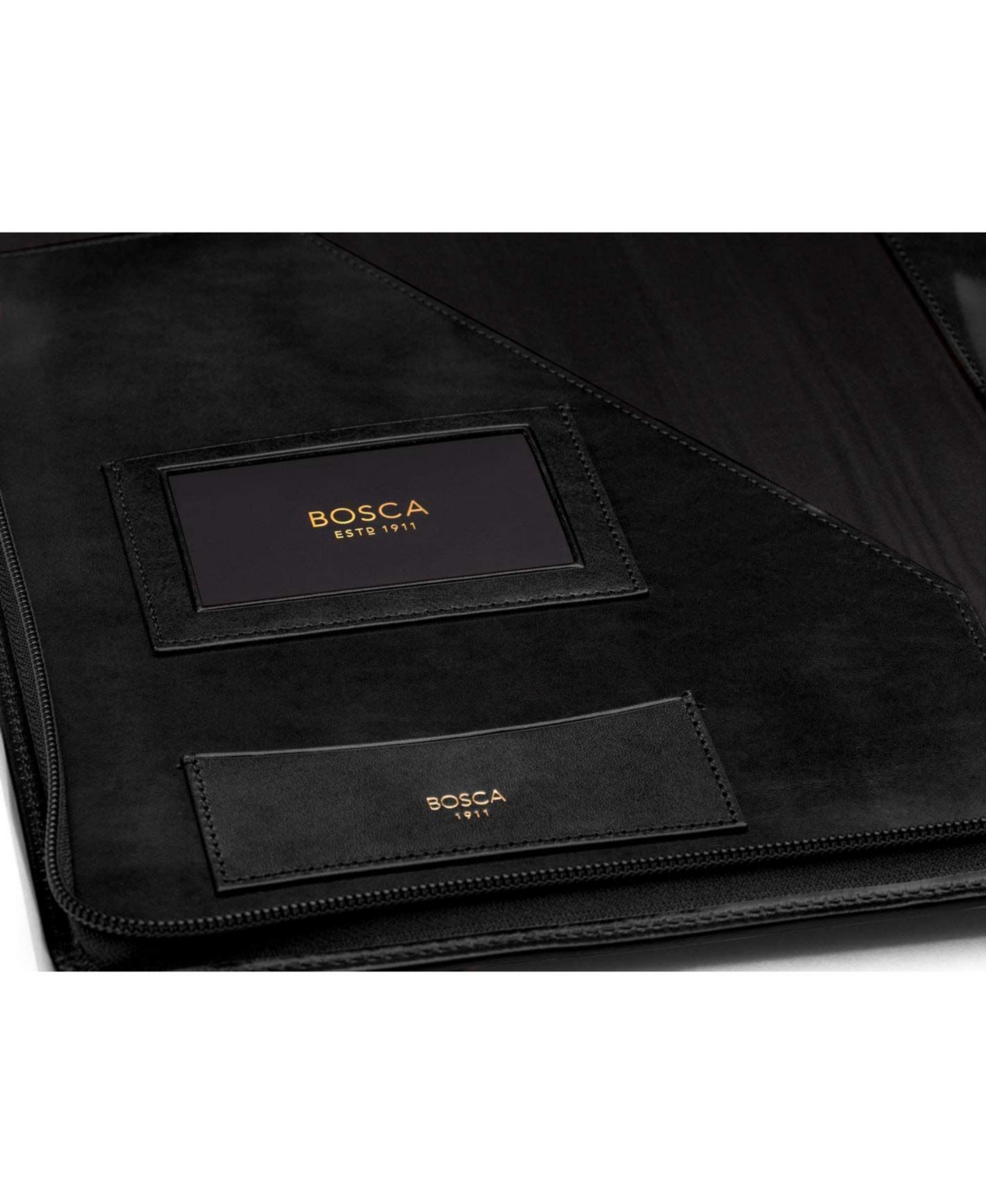 Bosca Leather Wallets / Accessories Zip Around Pad Cover