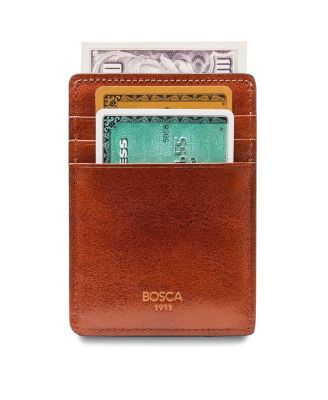 Men's Dolce Deluxe Front Pocket Wallet, Amber