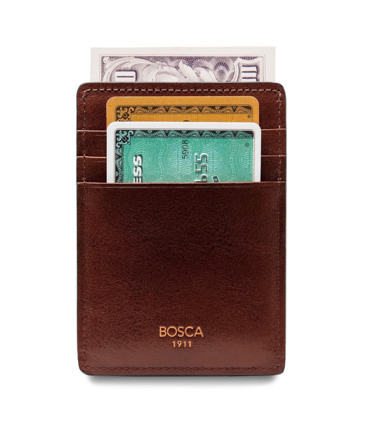 Bosca Men's Dolce Collection - Deluxe Front Pocket Wallet